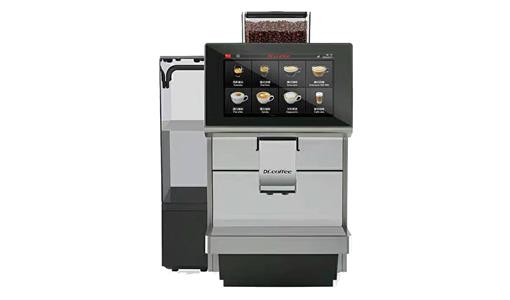 一款適宜辦公室、酒店、餐廳、用餐區(qū)的商用全自動咖啡機：咖博士F12咖啡機